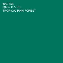 #00755E - Tropical Rain Forest Color Image